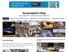 Tablet Screenshot of kanzunqalam.com